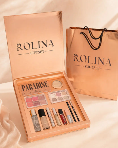 Coffret Maquillage Rolina – 12 Produits + Sac Cadeau